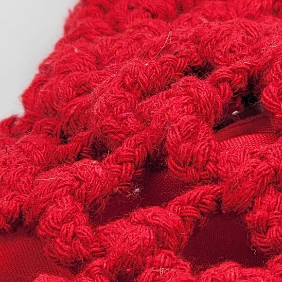 Crochet Tote handbag purse, boho granny core knitted purse. By Top Shop - Picture 16 of 16